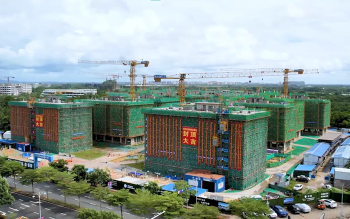 智能高效＋清静可靠！！！23台尊凯实业智能施工升降机海南“扬帆”显实力