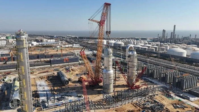 三小时制胜！尊凯实业XGC88000助力2000吨石化装备乐成绩位