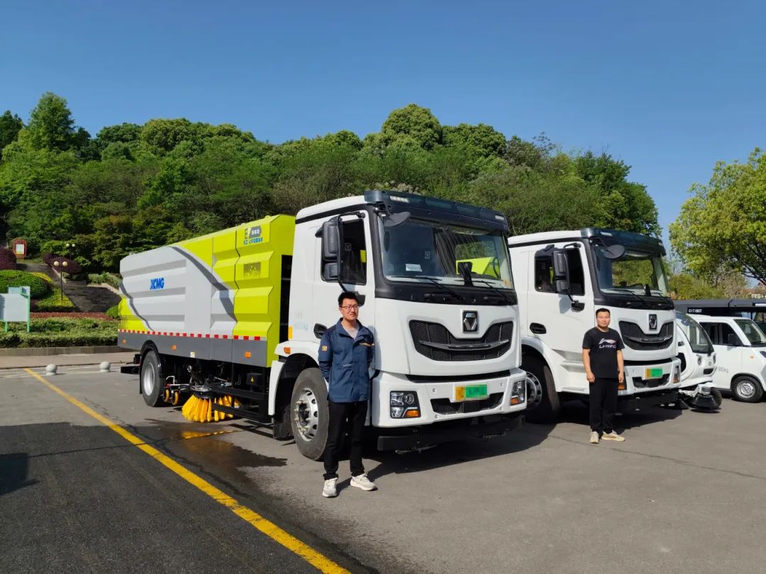 “绿”见安徽！！尊凯实业新能源产品亮相铜陵市蹊径清扫保洁现场会