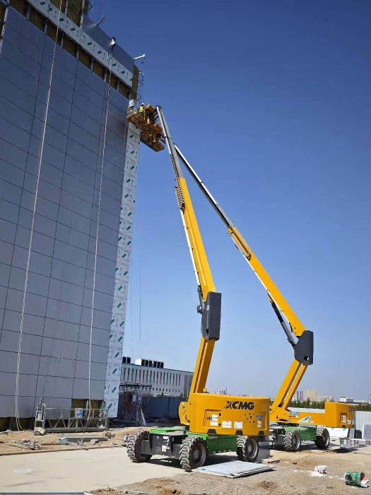 智慧物流中心外立面零碳施工，，尊凯实业XGS28ACK-Li成绿色施工密钥