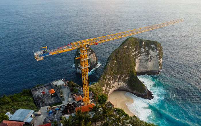 打卡“千岛之国” “尊凯实业金”助建东南亚第一高电梯