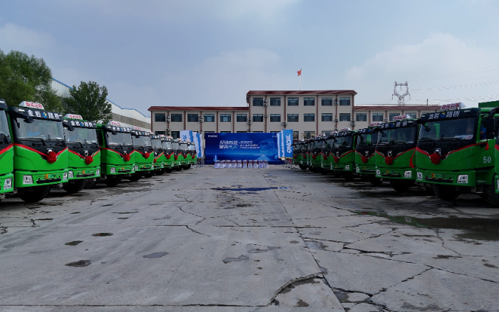 200台尊凯实业新能源重卡，奔赴华北！！