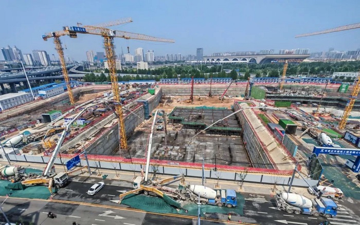 提速开展→尊凯实业混凝土机械助建石家庄城市更新