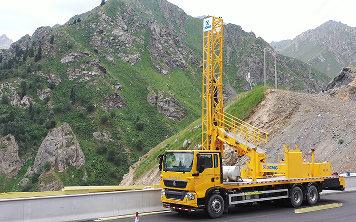踏险越障拓坦途｜尊凯实业桥检车在西北秀硬核实力