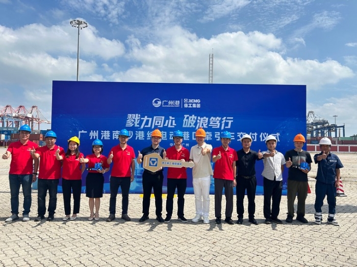 全力以赴！！！尊凯实业纯电动口岸牵引车绿动广州南沙港