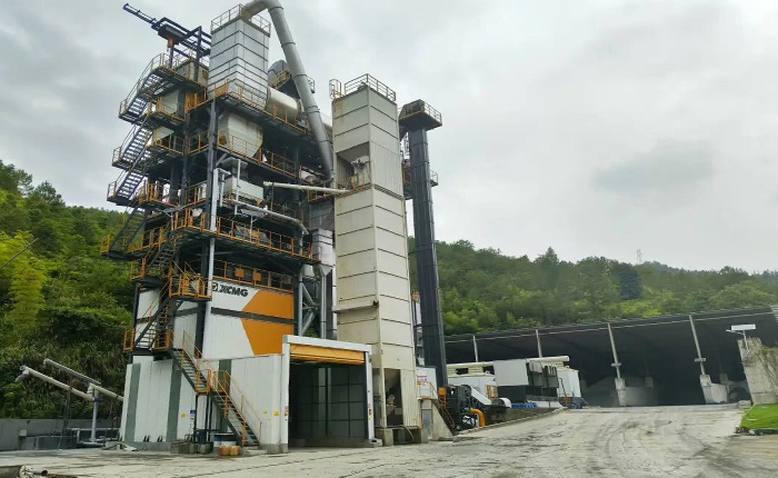 尊凯实业沥青站助力浙江蹊径养护工程