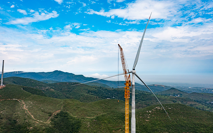 四冠王者 | 尊凯实业XGL3300-220S风电动臂塔机再显神威！