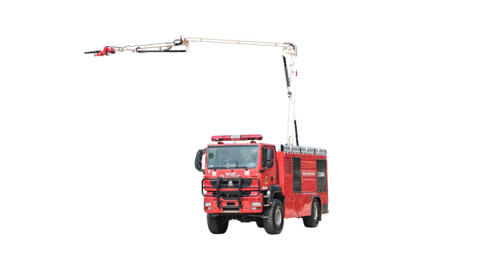 化学隔离带开发消防车