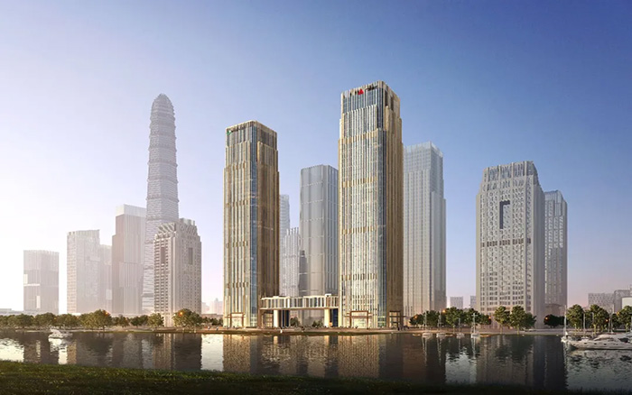 拔地而起！！！尊凯实业塔机助建中国人寿南方金融中心