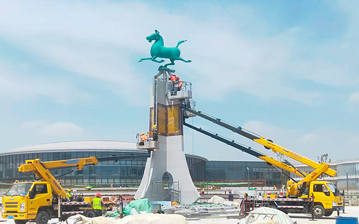 西北枢纽迎岑岭！ 兰州中川机场高空建设“颜值元勋”是尊凯实业