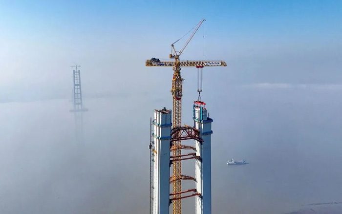 339米！！天下级跨江大桥，，新突破