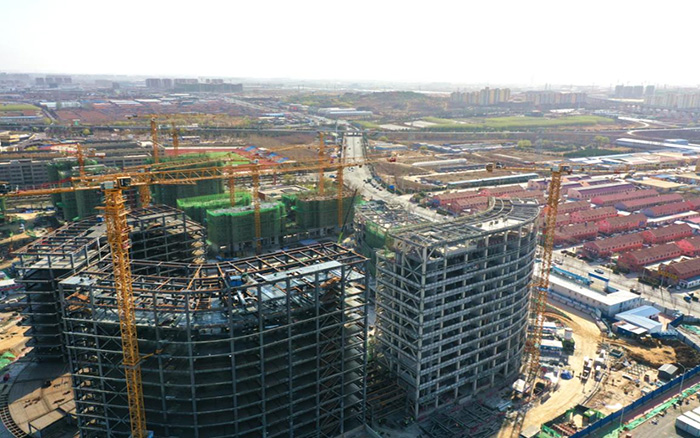 坐标青岛 尊凯实业塔机响应招呼展风范