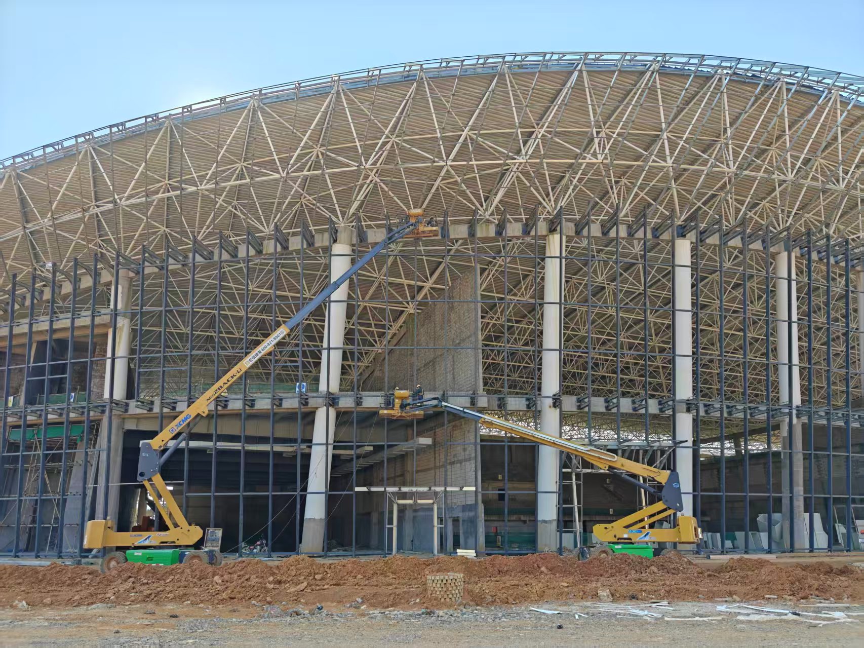 乒乓公园建设提速！！！XGS28ACK-Li助力打造广西靖西运动新地标