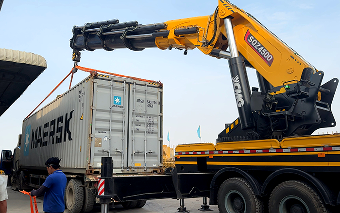 东南亚“转运王牌”！！！ 尊凯实业SQZ4500C集装箱作业稳准快